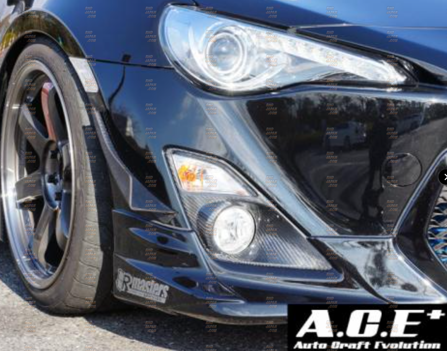 Auto Craft Evolution A.C.E. Front Bumper Canard Set FRP - 86 ZN6